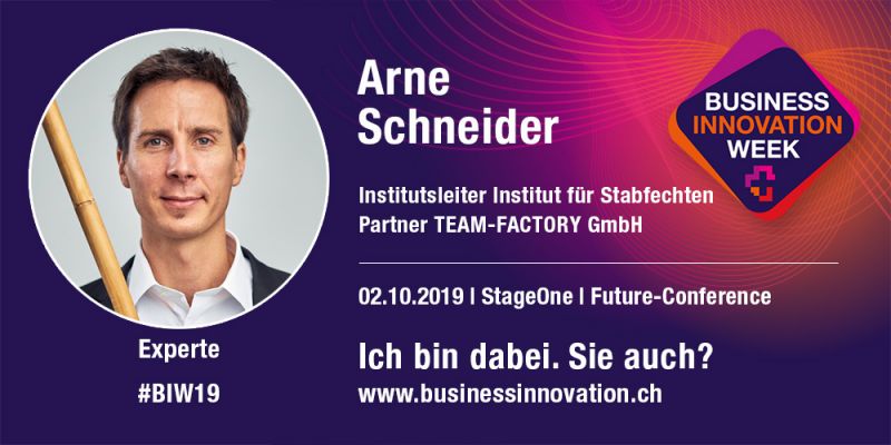 Business Innovation Week ZürichArne-Schneider Business Innovation Week Zürich 1.–3.10.2019