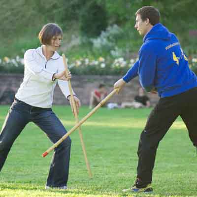 personal-training Personal Training mit Stabfechten