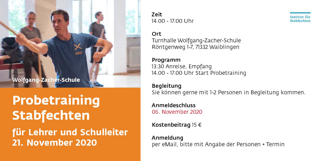 Probetraining Schulen 20202